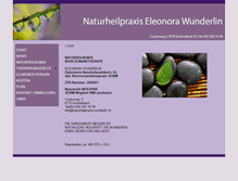 Tablet Screenshot of naturheilpraxis-wunderlin.ch